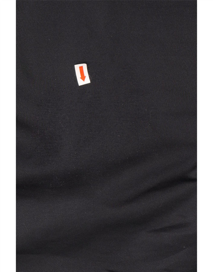 UNDER ARMOUR Pulover cu capota cu fermoar grafic pentru bărbați, mare, negru