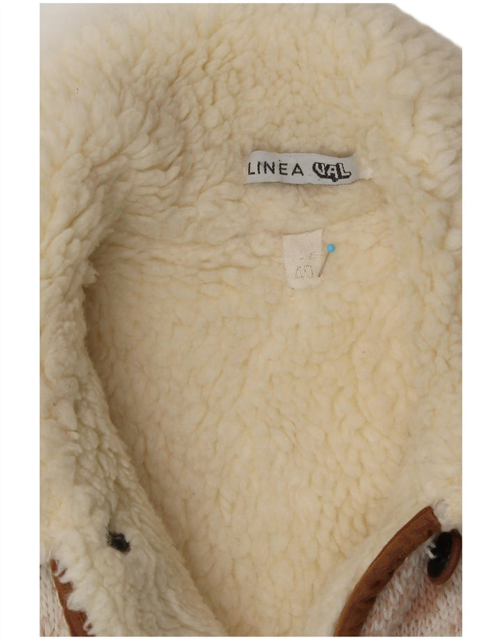 Jachetă vintage pentru femei cu model Sherpa EU 40 Medium Multicolore Fair Isle