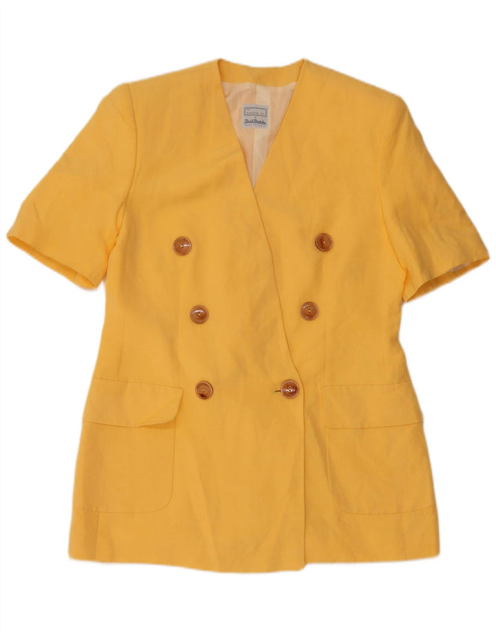 Renato Balestra Jachetă cu mânecă scurtă pentru femei IT 46 Large Yellow