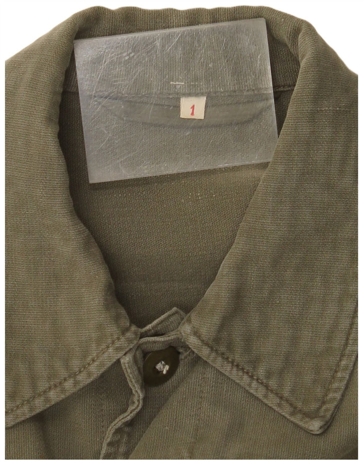 Jachetă militară vintage pentru bărbați UK 36 Small Khaki