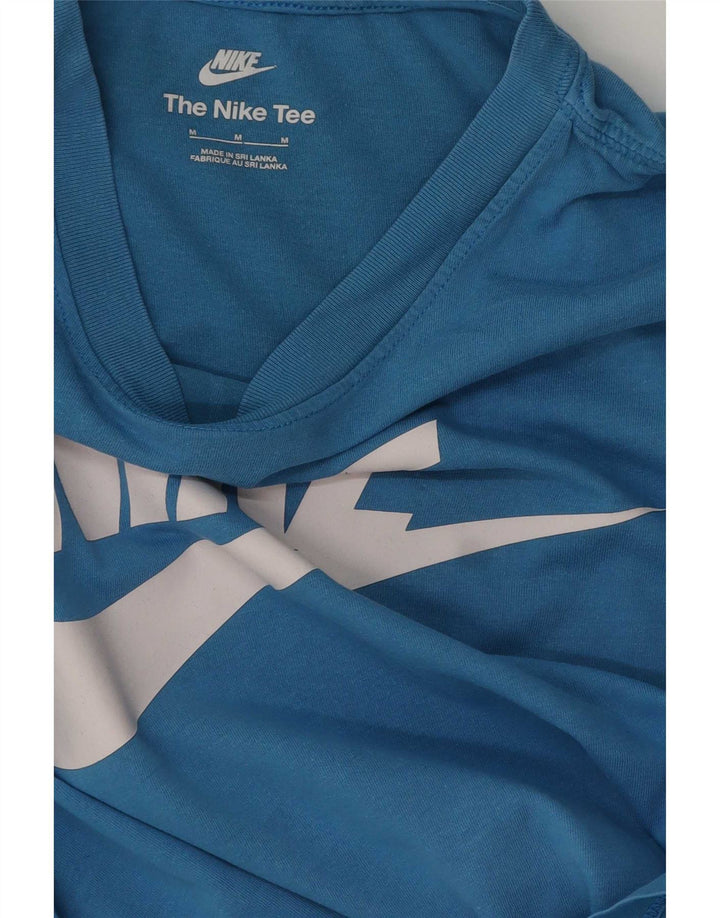 Tricou grafic pentru bărbați Nike Top Medium Blue
