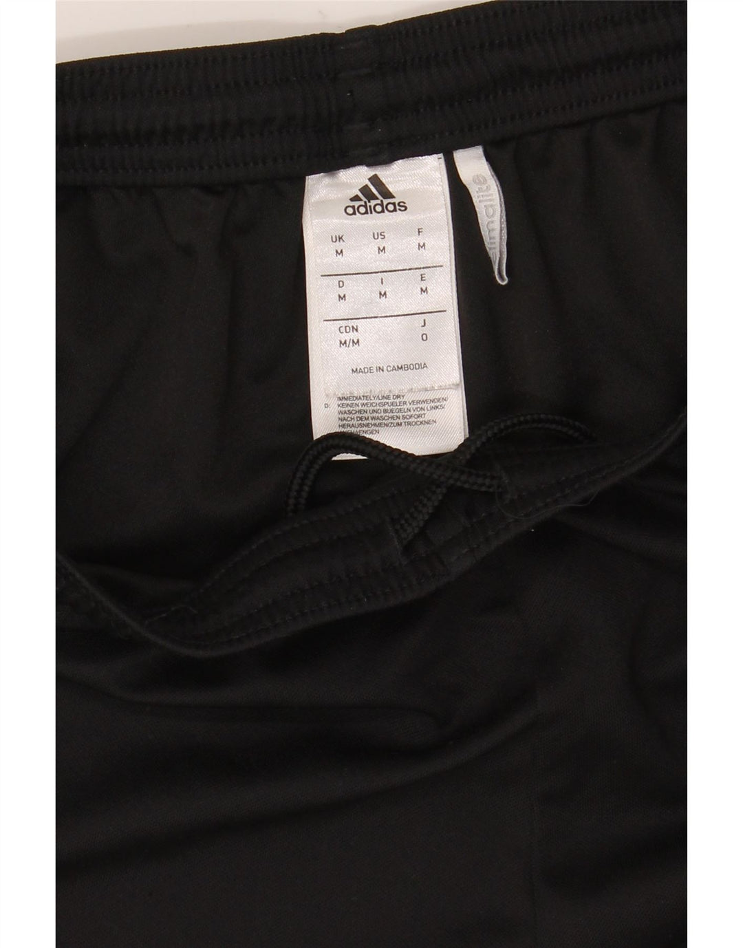 Pantaloni scurți sport pentru bărbați Adidas Climalite, poliester mediu negru