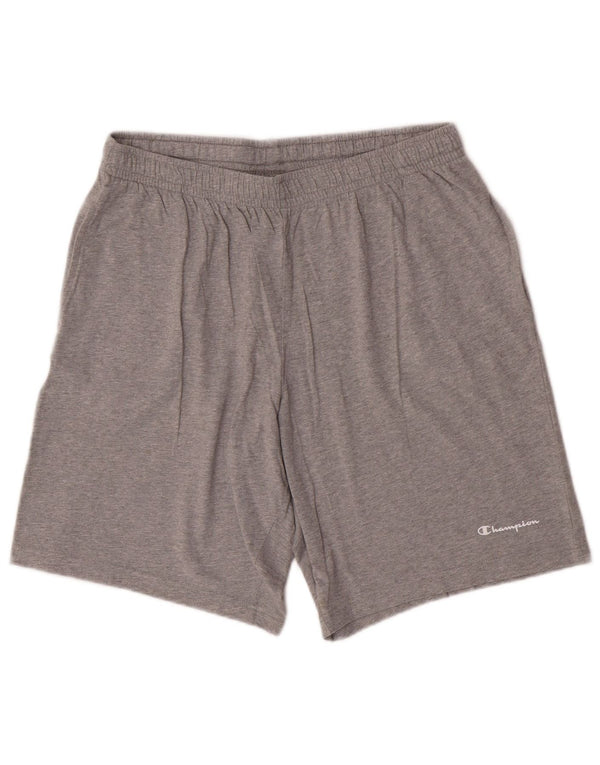Pantaloni scurți sport Champion pentru băieți 13-14 ani XL bumbac gri