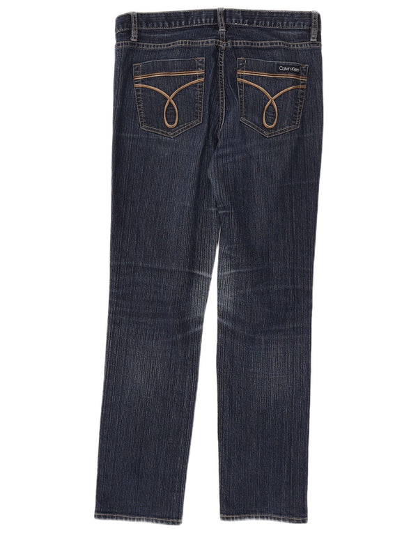 Blugi skinny Calvin Klein pentru femei US 10 Large W32 L30 Bumbac bleumarin
