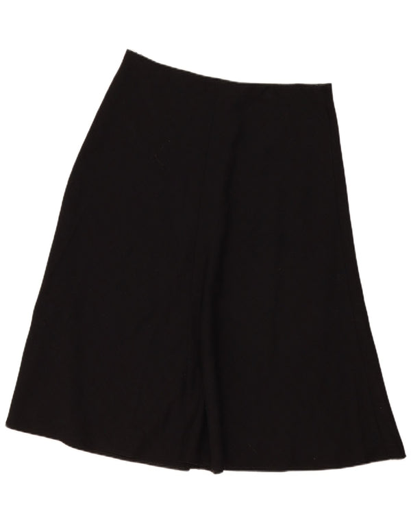 Fustă A-Line pentru femei Marks & Spencer, cu talie înaltă, UK 14 Large W29 Black Check