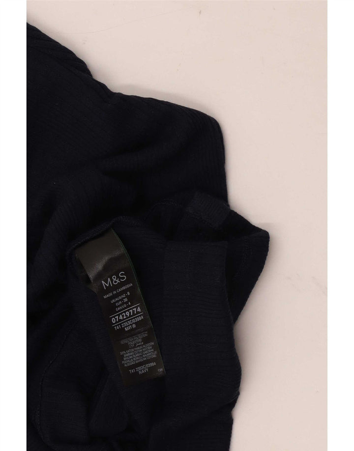Bluză cămașă pentru femei Marks & Spencer UK 8 Mic, bleumarin, poliester