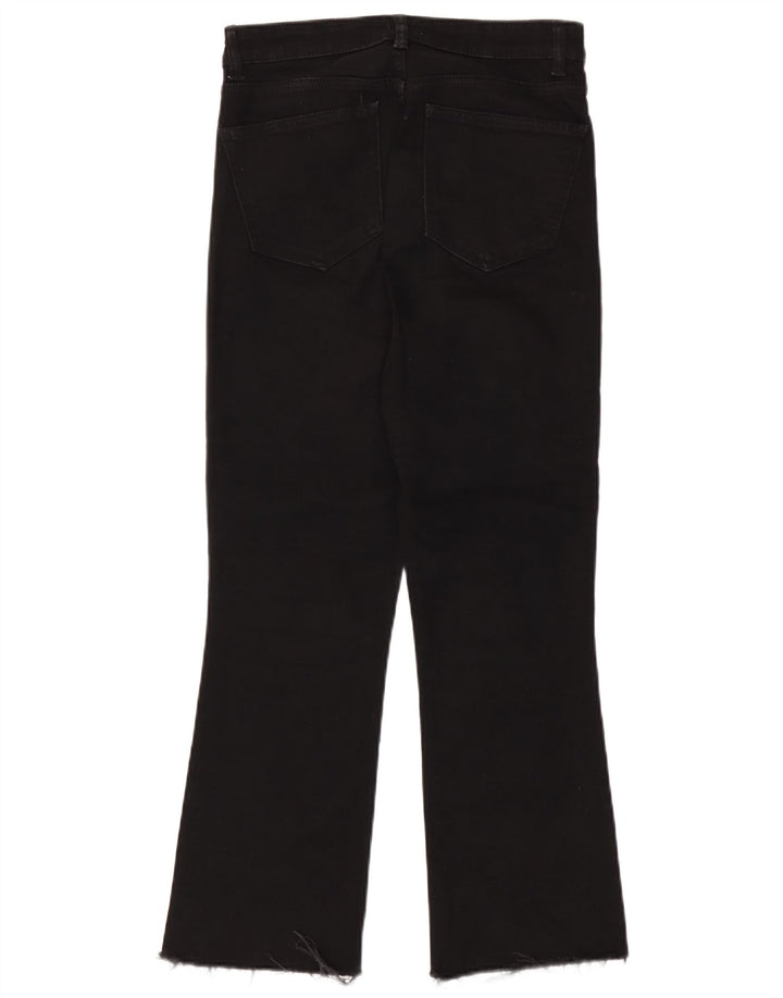 Blugi Zara Femei Bootcut EU 40 Medium W30 L27 Negri