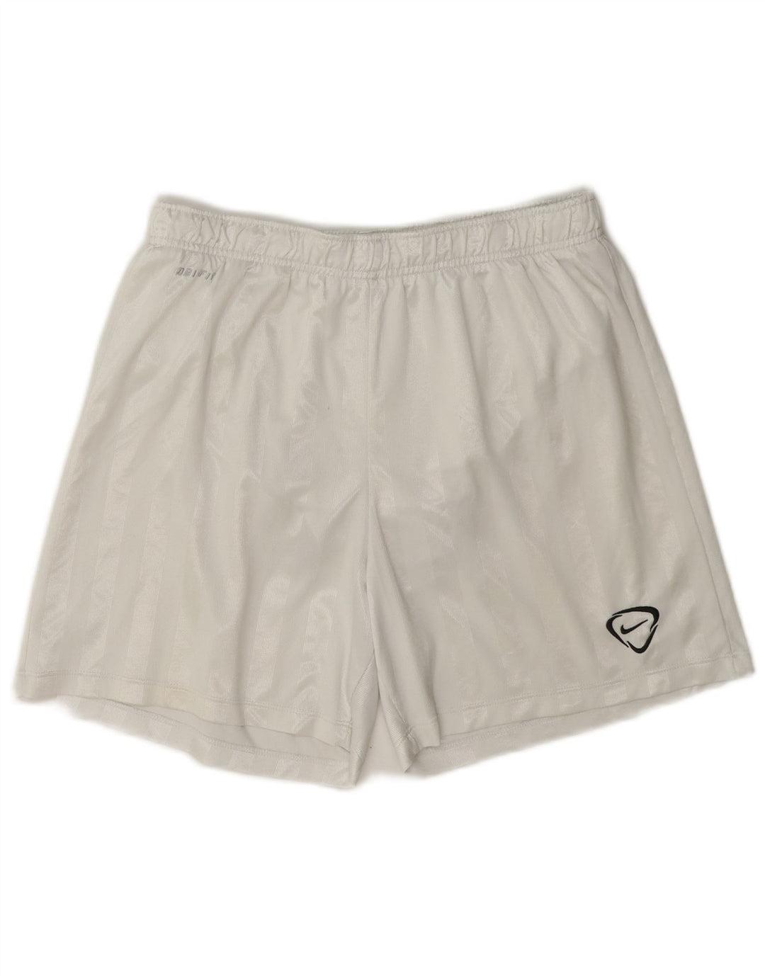 Pantaloni scurți sport Nike Dri Fit Regular pentru bărbați, poliester cu dungi albe medii