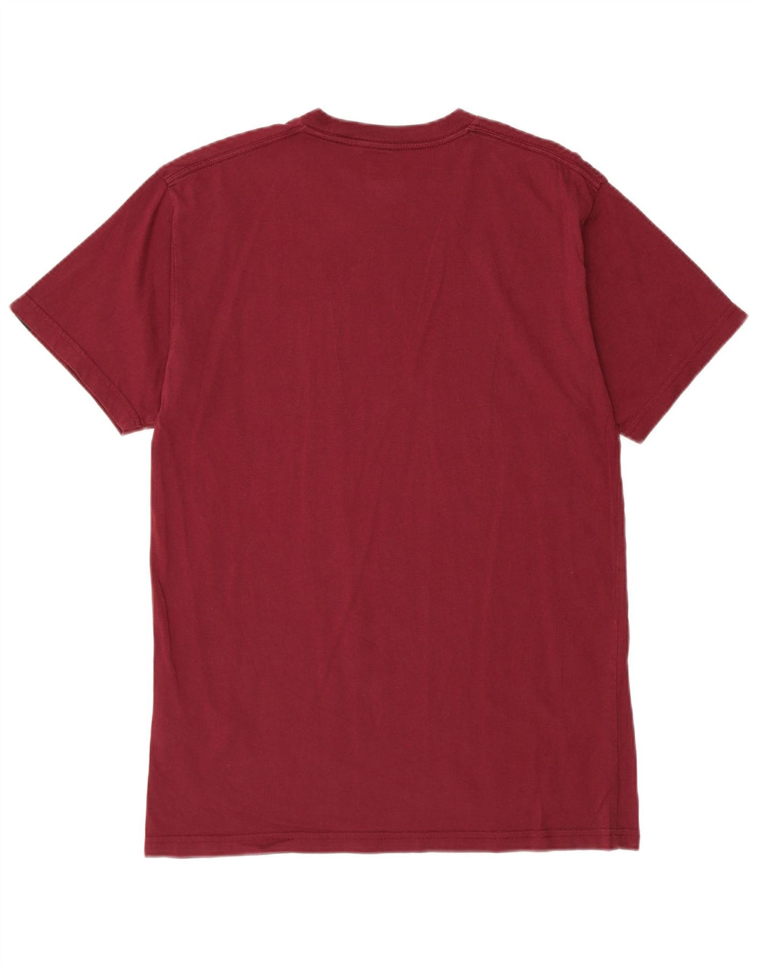 Tricou grafic pentru bărbați VANS, cu croială clasică, top mediu din bumbac burgundy