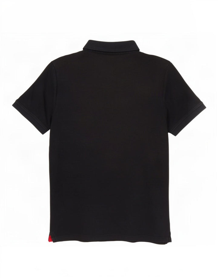 Cămașă polo Calvin Klein pentru bărbați, bumbac albastru bleumarin mediu