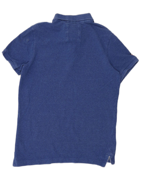 Tricou polo pentru bărbați Superdry XL, bumbac albastru