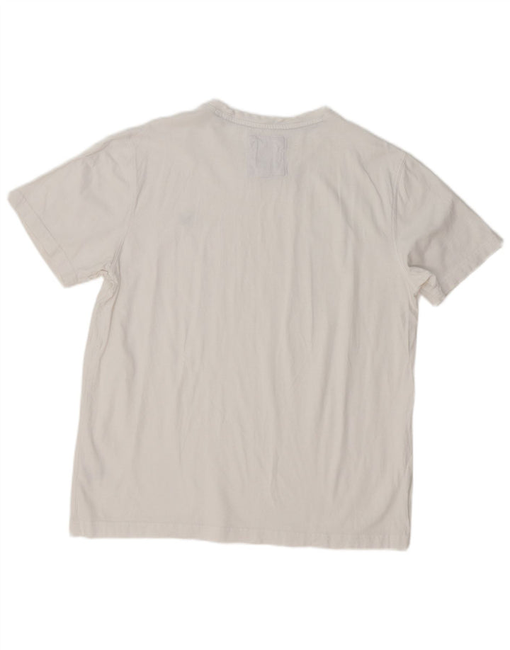 Crew Clothing Tricou pentru bărbați Top mare din bumbac alb