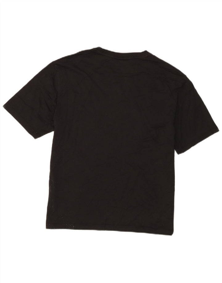 Tricou Lacoste pentru femei, cu croiala relaxată, top mărime 38, bumbac mediu negru