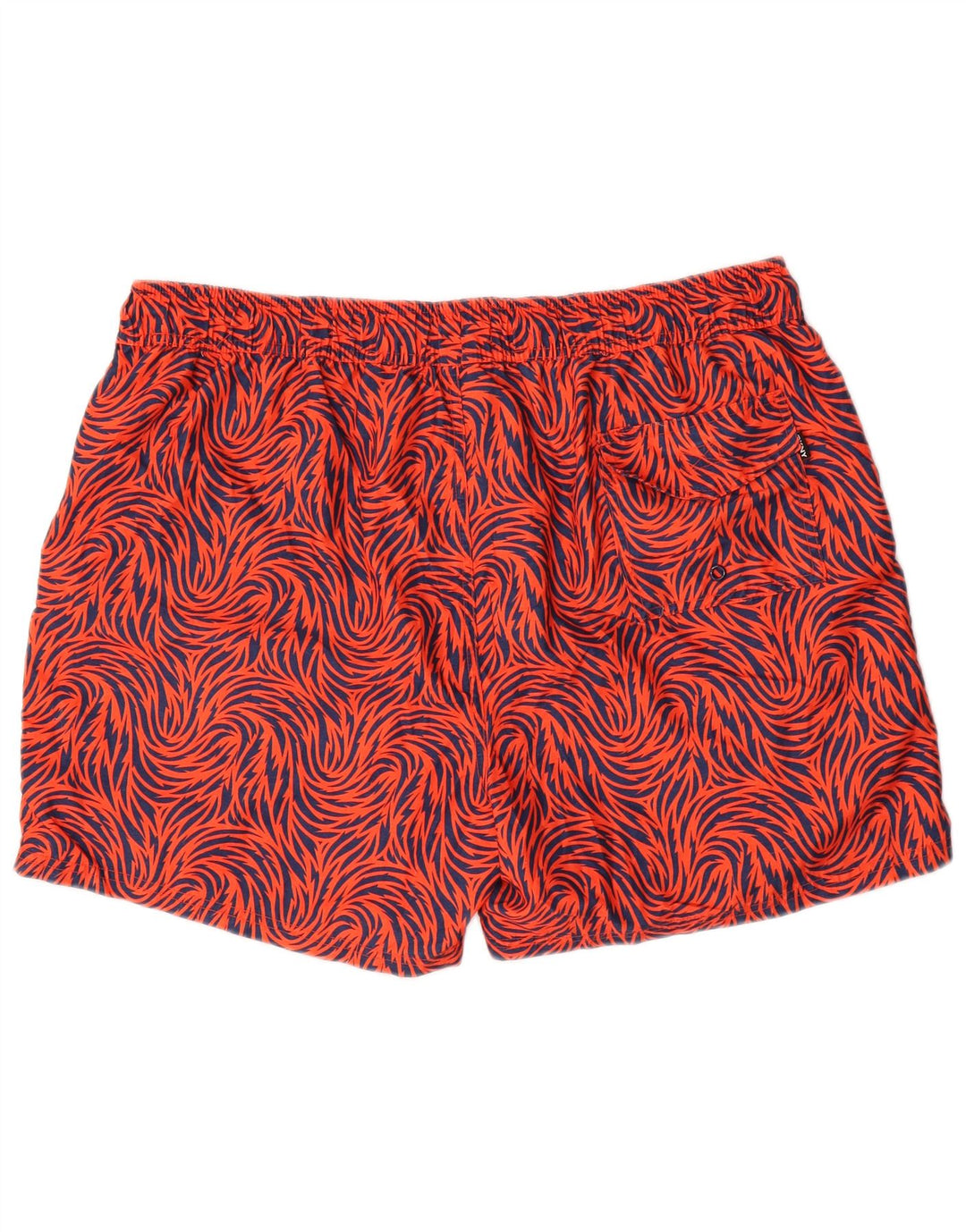 Pantaloni scurți de înot Dkny pentru bărbați 2XL poliester geometric portocaliu