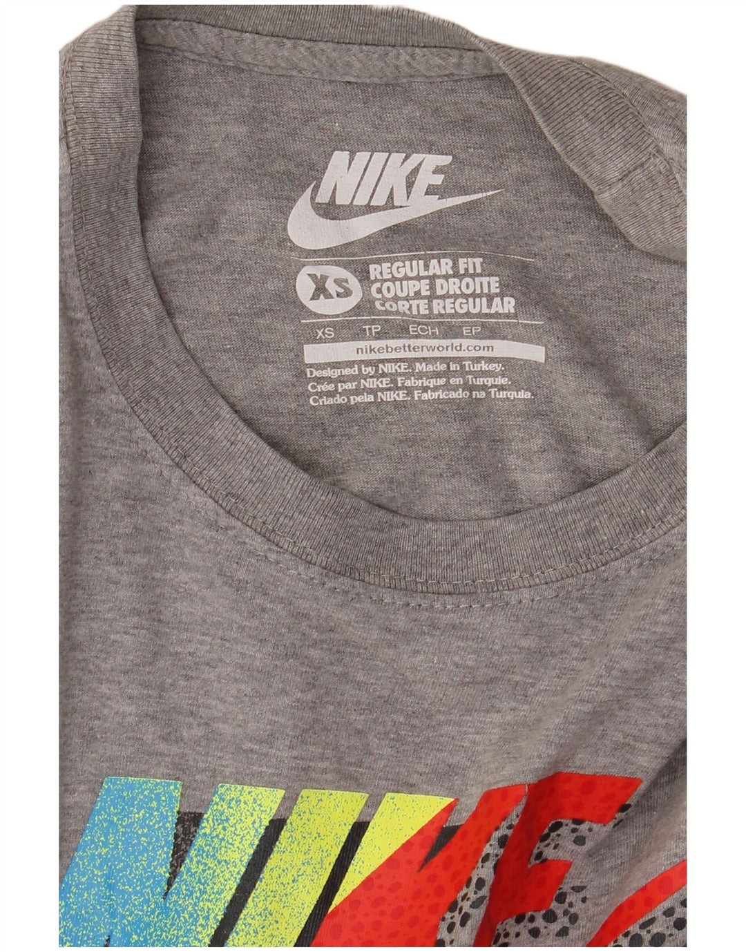 Tricou grafic pentru bărbați NIKE Regular Fit Top XS gri