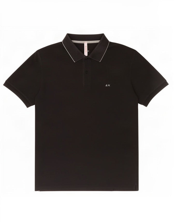 Tricou polo pentru bărbați Sun68 XL negru
