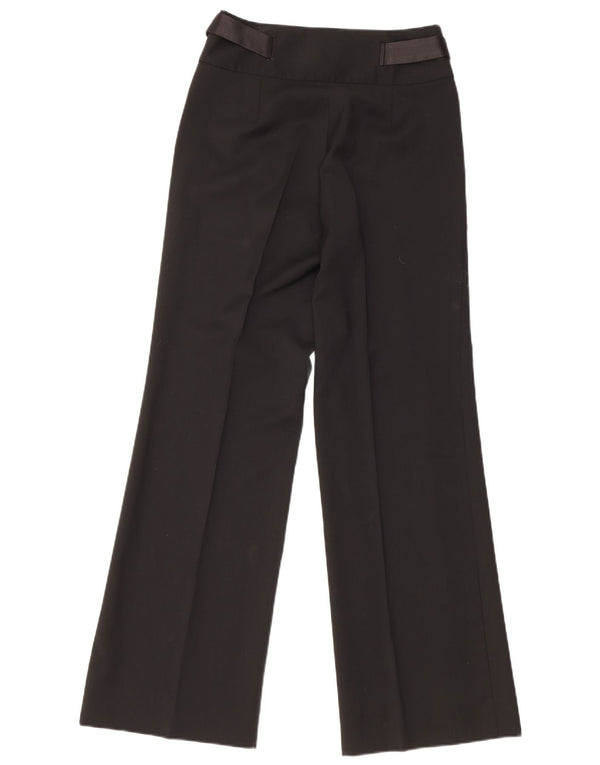 Massimo Dutti Pantaloni casual pentru femei cu picioare largi EU 36 XS W26 L30 Lână neagră