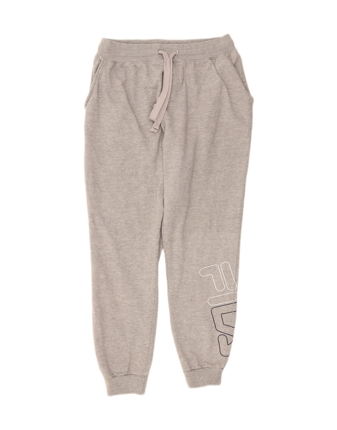 FILA Mens Graphic Tracksuit Trousers Joggers Medium  Grey Cotton Vintage Fila and Second-Hand Fila from Messina Hembry 