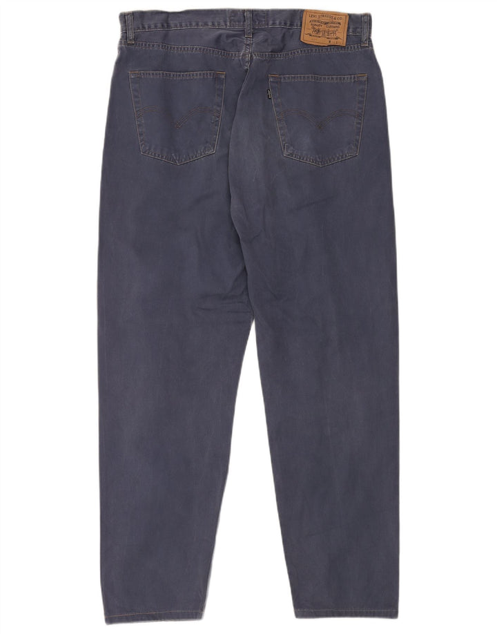 Blugi conici pentru bărbați LEVI'S 451 W38 L30 Bumbac albastru