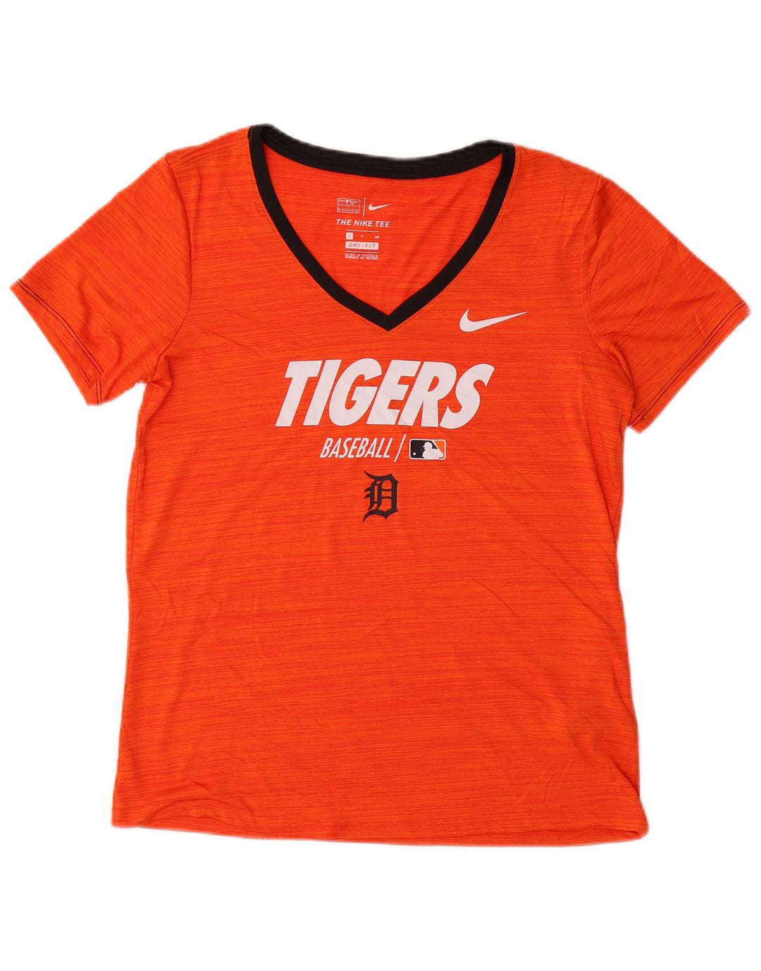 Tricou grafic NIKE Tigers Top UK 10 Poliester portocaliu mic