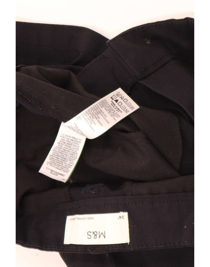 Pantaloni scurți cargo pentru bărbați Marks & Spencer W34, mari, negru, bumbac