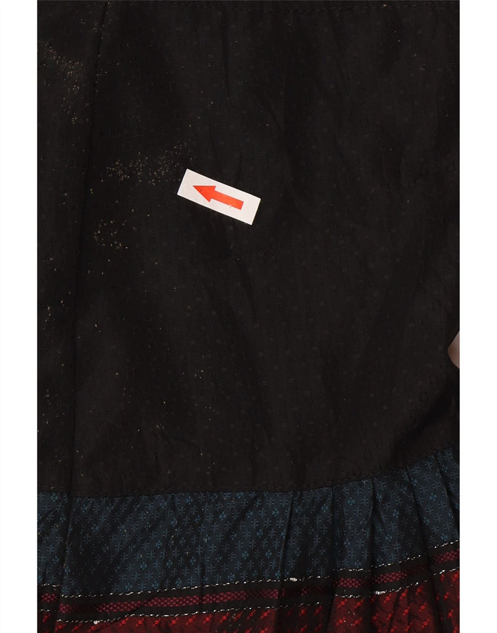 Fustă A-Line pentru femei Benetton W30 Medium Black Dunge