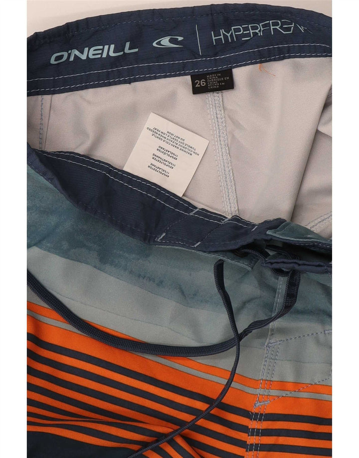 Pantaloni scurți de înot grafic pentru bărbați O'Neill XS poliester cu dungi multicolore