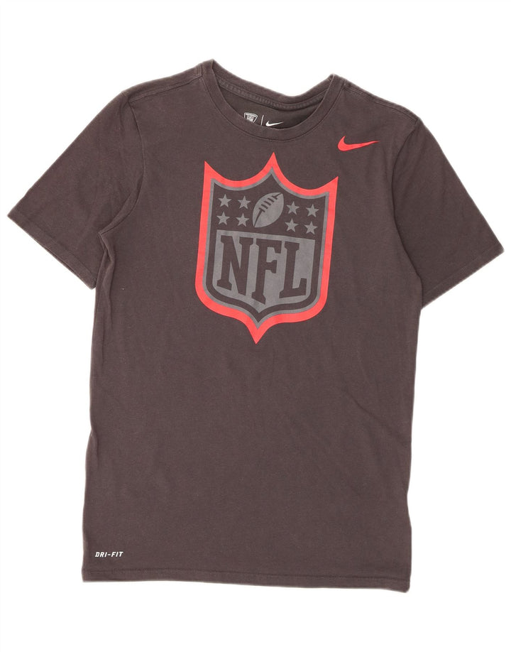 Tricou grafic Nike Dri Fit pentru bărbați Top mic, negru, bumbac