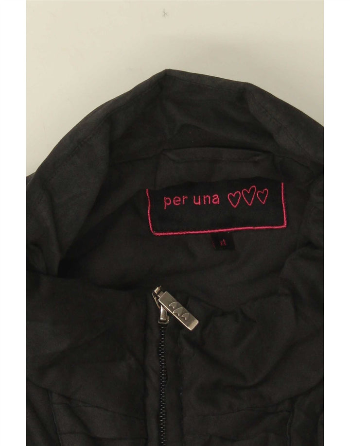Gilet căptușit pentru femei Marks & Spencer UK 18 XL poliester negru