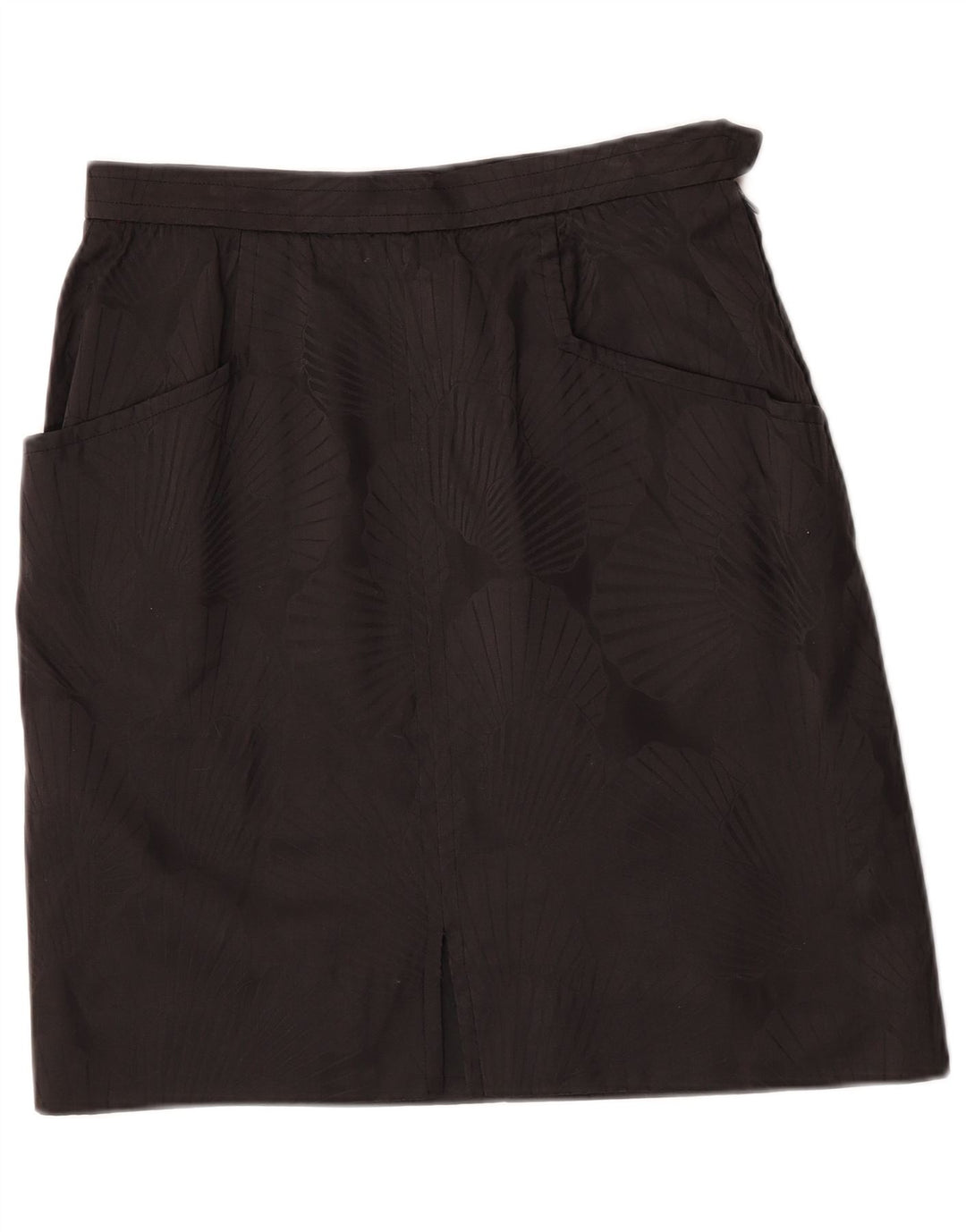 Fusta dreaptă pentru femei Saint Laurent IT 42 Medium W30 Designer floral negru