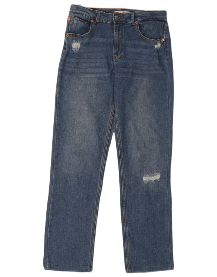 Blugi drepti distressed Levi's Low Pro W28 L28 Albastru