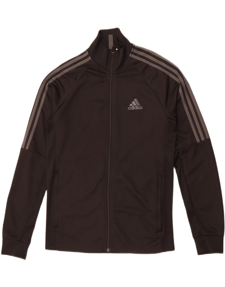 Jachetă de top pentru trening Aeroready pentru bărbați Adidas UK 38/40 Poliester mediu negru