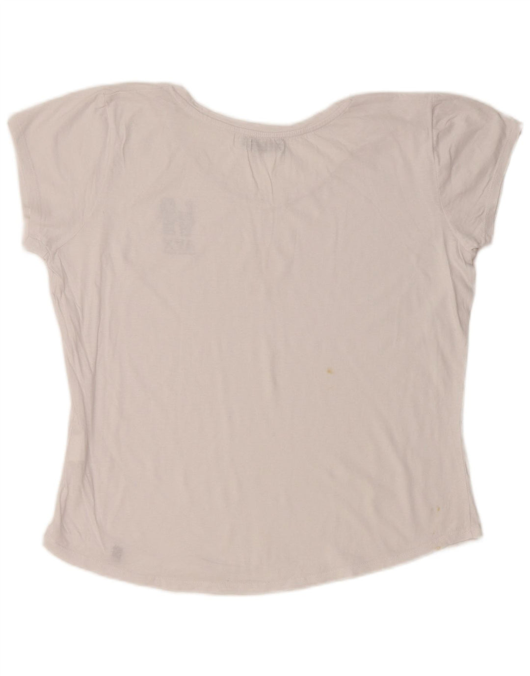 AVIREX Tricou cu grafic crop Top UK 22 2XL Bumbac alb