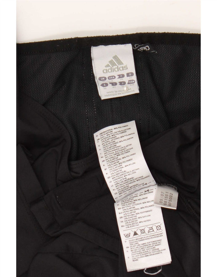 Adidas Climacool Top 3/4 Sleeve UK 10 Small Black Nylon