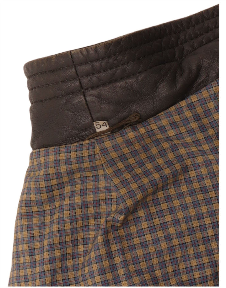 Palton din piele pentru bărbați DRESSCO IT 54 2XL din piele gri