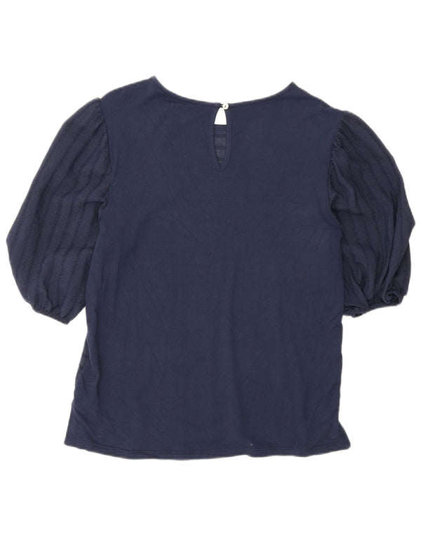 Bluză pentru femei Marks & Spencer UK 6 XS Viscoză cu dungi bleumarin