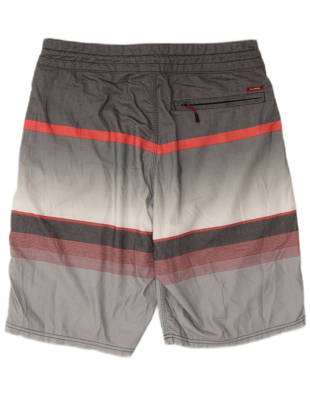 Pantaloni scurți de înot BILLABONG pentru bărbați, bumbac cu dungi gri mici