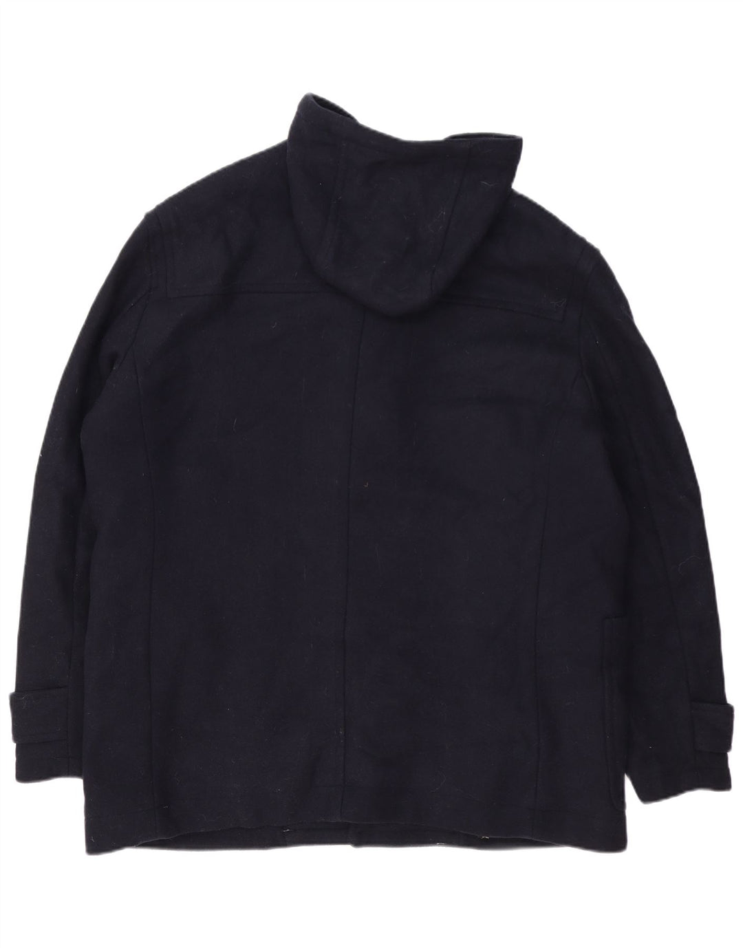 Jachetă duffle cu glugă pentru bărbați Zara UK 42 XL bleumarin
