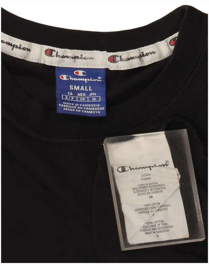 Tricou supradimensionat pentru femei Champion UK 10 Small Black Bumbac