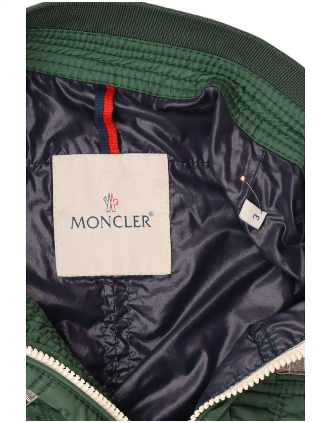 Bomber pentru bărbați MONCLER Mărimea 3, mare, verde, modernă
