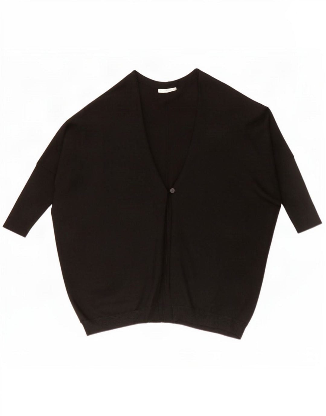 Pulover cardigan supradimensionat pentru femei Zara UK 14 Medium Black Viscose