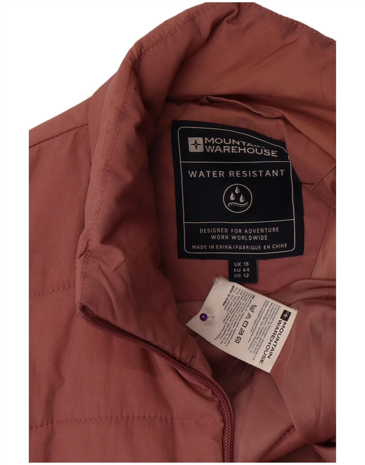 Jachetă de ploaie fără mâneci pentru femei Mountain Warehouse UK 16 Poliester roz mare