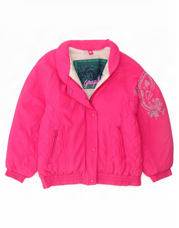 MARILENA Jachetă de schi grafică pentru femei IT 44 Medium Pink Paisley Poliamidă