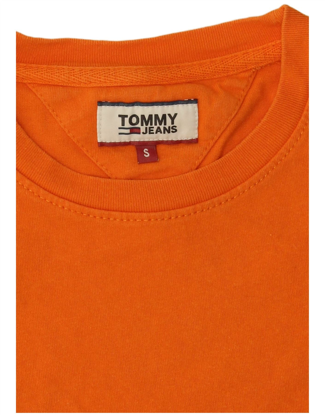 Tricou Tommy Hilfiger pentru bărbați Top mic din bumbac portocaliu