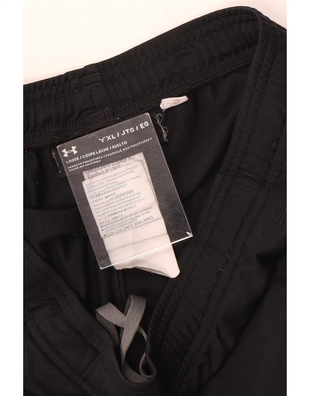 Pantaloni de trening Under Armour pentru baieti 13-14 ani XL poliester negru