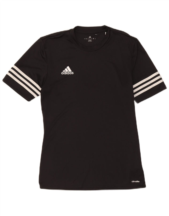 Tricou Adidas Climalite pentru bărbați Top mic poliester negru