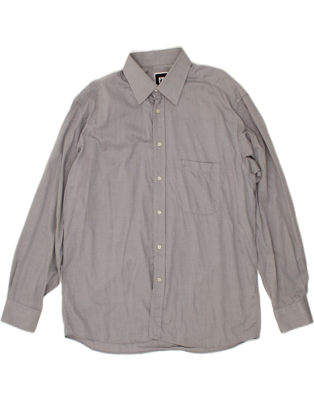 ROCCOBAROCCO Mens Shirt Size 17 43 XL Grey Vintage Roccobarocco and Second-Hand Roccobarocco from Messina Hembry 