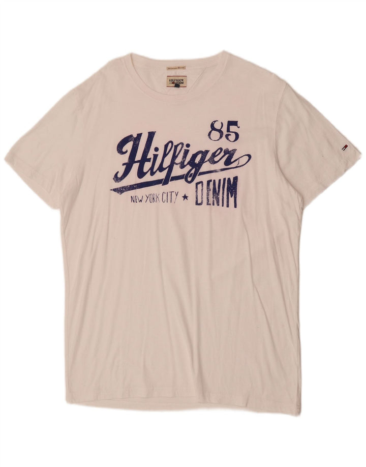 Tricou grafic Tommy Hilfiger pentru bărbați Top 2XL alb