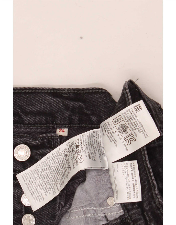 Blugi slim pentru femei Levi's W24 L28 bumbac gri