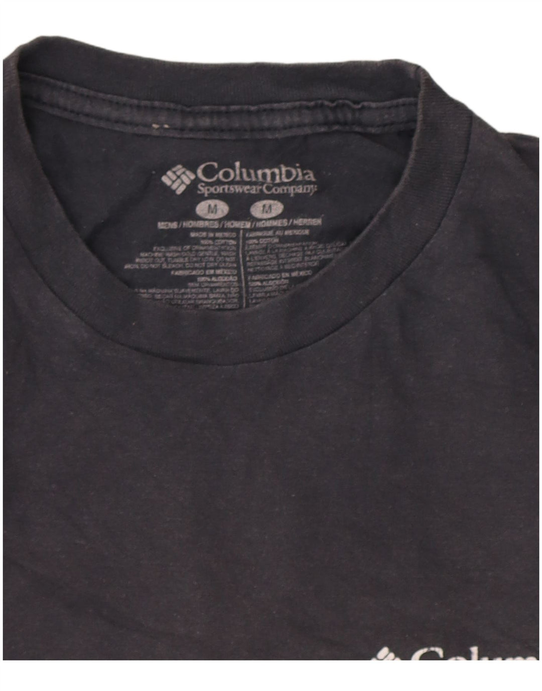 Tricou grafic Columbia pentru bărbați Top, bumbac, gri mediu